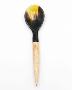 Cuchara de Cuerno de Búfalo Rústica de Excelente Calidad para Servir Alimentos, Ensaladas, Sopas o Postres, Disponible a Precio de Fábrica - Product Image 3