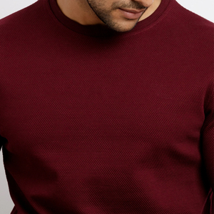 Pull en tricot à col rond pour homme, couleur unie, coupe classique, décontracté, à manches longues, pour l'automne - Product Image 6