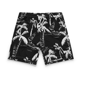 <b>Men</b> Hawaiian Print Swim Trunks Quick Dry Beach Board Shorts Tropical Palm Tree Swimwear OEM ODM Wholesale Pro - Product Image 2