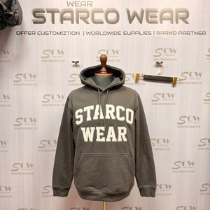 Quick Dry Breathable Winter Casual <b>Men</b> Hoodies with Custom Logo High Quality 100% Cotton Fleece - Product Image 5