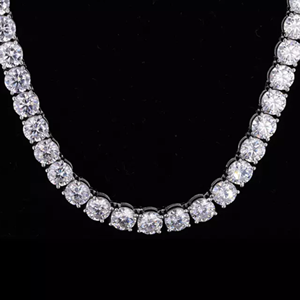 High Quality D Color VVS Cut Diamond Platinum Luxury Tennis Chain Silver Plated 925 Sterling Silver Cross Pendant Anniversary - Product Image 5