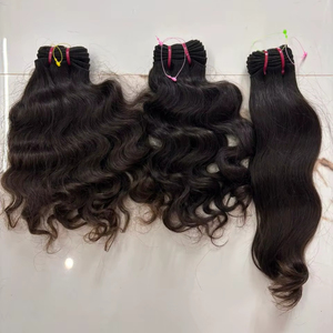 Paquetes de Cabello Humano Remy 100% Virgen Sin Procesar |   Cabello Indio Natural |   Donante Único |   Sin procesamiento químico - Product Image 1