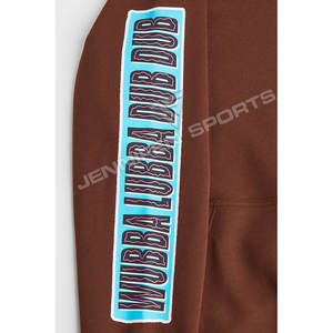 Sweat-shirt à capuche décontracté pour homme, style hip-hop streetwear, 100% coton, avec cordon de serrage, pour logo personnalisé - Product Image 3