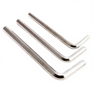 ชุดประแจหกเหลี่ยมแบบ L สแตนเลสสั่งทำพิเศษสำหรับ OEM ชุบสังกะสีเหลือง สำหรับงานบำรุงรักษา - Product Image 1