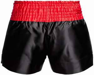 Pantalones cortos de Muay Thai, ligeros, de tela satinada, con logo personalizado, transpirables, para entrenamiento en el gimnasio, con cintura elástica, ropa deportiva para hombres y mujeres - Product Image 3