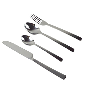 Royal Design <b>Flatware</b> Set Elegant Cutlery with Stainless Steel Silver Mirror Polished Dining Table Flat Handle - Product Image 5
