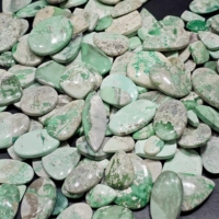 Lot de cabochons en variscite naturelle, lot de pierres précieuses en variscite d'Utah pour la création, taille libre, vente en gros de pierres précieuses