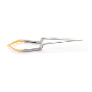 Instruments chirurgicaux cardiaques de qualité supérieure en acier inoxydable, micro-ciseaux Yasargil à baïonnette, 195 mm, droits et courbés - Product Image 4