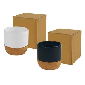 แก้วเซรามิกเคลือบด้าน 6 ออนซ์ พร้อมฐานไม้ก๊อก ผลิตภัณฑ์เซรามิก - Product Image 3