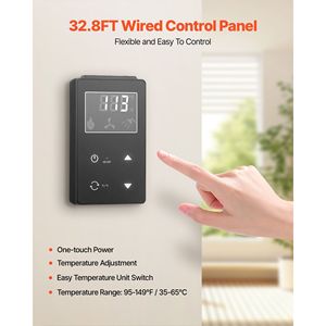 Scaldabagno Istantaneo a Gas Propano Smart da 120.000 BTU per Esterni, Senza Serbatoio, 5.3 Galloni, con Controllo della Temperatura, Attacco NPT da 3/4 di Pollice - Product Image 4