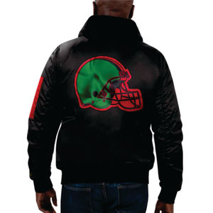 Chaqueta Unisex Reversible de Alta Calidad, Personalizada, Estilo Vintage, con Cierre a Presión, Satinada, Bordada con Logotipo Personalizado en la Parte Delantera, Ecológica - Product Image 5