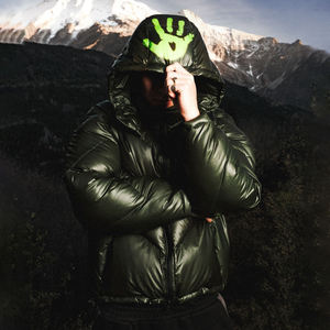 Chaqueta de invierno con capucha para hombre, termocrómica, informal, gruesa, cortavientos, con cierre de cremallera, relleno de poliéster. - Product Image 3