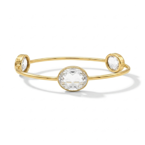 Bracelet jonc en argent 925 plaqué or naturel avec pierres précieuses en cristal, vente en gros, tendance, cadeau de mariage, bijoux de fête pour fournisseurs - Product Image 1