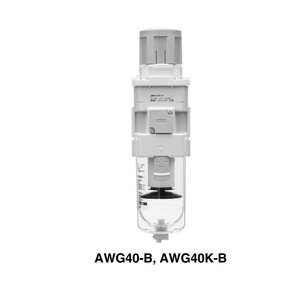 SMC Pneumatics <b>Pressure</b> <b>Regulator</b> Filter Model AWG20-01BCG1-B - Product Image 3