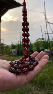 Rosario de Resina Islámico, Tasbeeh Misbaha Musulmán, Elegante Estilo Ángel, Cuentas de Oración Tasbih Hechas a Mano, Misbaha de Resina - Product Image 3