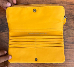 Nouveaux portefeuilles en cuir recyclé à imprimé animal faits à la main portefeuilles en cuir recyclé de luxe vintage et élégants pour femmes - Product Image 6