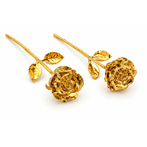 Rose en or 24 carats de luxe, fleur naturelle trempée dans l'or, rose éternelle, cadeau pour la Saint-Valentin, cadeau pour la fête des mères, décoration romantique pour mariage, décoration pour la maison - Product Image 4