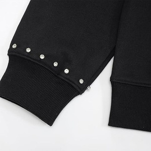 Mens <b>Oversized</b> Hoodies, Cotton Casual <b>Hoodie</b> For Men, Graphic Printed Sweatshirt, <b>Long</b> Sleeve Kangaroo Pocket Pullover - Product Image 5