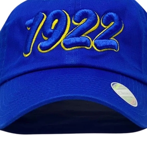 Gorra de Béisbol Bordada en Azul Rey con Contorno Amarillo, Diseño 2025, Visera Curva Ajustable, Cierre a Presión, para Uso Deportivo Informal - Product Image 6