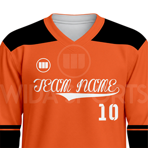 Wida Sports, Nuevas Camisetas Personalizadas para Equipos de Hockey sobre Hielo, Uniformes de Hockey Sublimados de Alto Rendimiento, Fabricante OEM, Venta al Por Mayor, 100% Poliéster - Product Image 4