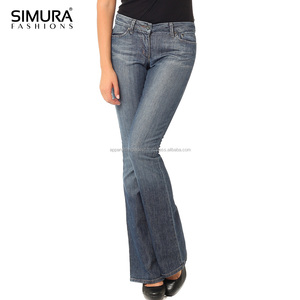 CUSTOM New Stylish Customizable Sexy Ladies Denim Cargo Pants Loose Fit Spandex/Cotton Streetwear Plus Size <b>Women</b> Full <b>Jeans</b> - Product Image 2