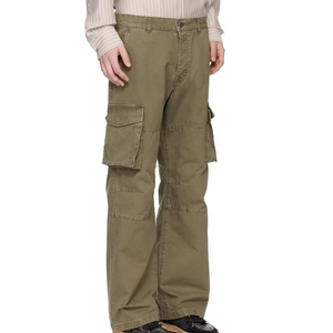 Pantalons cargo pour femmes de haute qualité, multi-poches, coupe droite et ample, pantalons cargo tendance en vente en ligne - Product Image 4