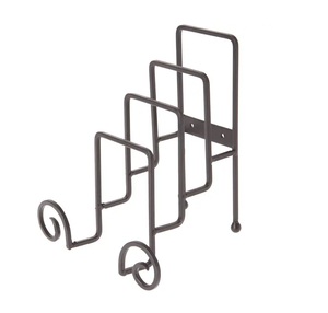 Vintage Handmade Iron <b>Standing</b> <b>Plate</b> Display Holder for Kitchenware Storage and Picture Decorative <b>Plates</b> - Product Image 5