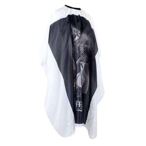 IKZARSA Capa de Peluquería Profesional Morada y Azul Camuflaje, de Poliéster Resistente al Agua, Cómoda, Ajustable, para Salón y Barbería - Product Image 5