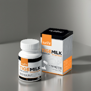 Complément alimentaire à base de plantes QULIQ TIGEMILK, capsules de gélatine dure, Nigella Sativa, certifié Halal GMP, traditionnellement utilisé pour... - Product Image 1