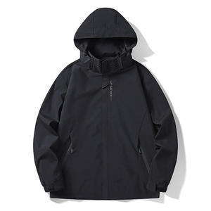 Ventes chaudes, veste à capuche imperméable et coupe-vent personnalisée pour l'extérieur, vêtements de sport pour la randonnée, vêtements de montagne respirants, veste de camping pour hommes - Product Image 5
