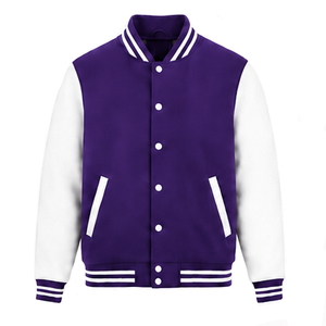 Blouson universitaire homme OEM, nouveau modèle, léger, respirant, écologique, col montant personnalisé, hiver, haute qualité, prix abordable - Product Image 1