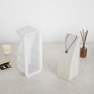 Ornament Necklace Pendant Display Stand Jewelry Table Gypsum <b>Resin</b> Silicone Mold - Product Image 2