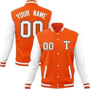 Chaqueta de Béisbol de Alta Calidad para Equipos con Logotipo Bordado Personalizado para Deportes al Aire Libre y Actividades de Club, Ropa para Hombre, Chaquetas 2026 - Product Image 1