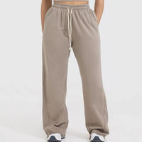 Joggers surdimensionnés personnalisés de qualité supérieure pour femmes, pantalons de survêtement amples en molleton, décontractés, vente en gros, pantalons et jupes pour femmes