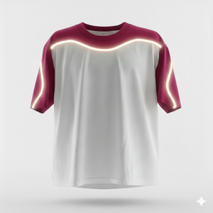 T-shirt noir uni, col rond, tissu streetwear, mode homme, 100% coton, col rond - Product Image 6