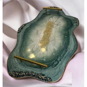 Bandeja de Servicio de Alta Calidad, Resina Ecológica, Pintada a Mano, Estilo Transicional, Asas Personalizables, AZORA INDUSTRIES M-322, para Restaurante - Product Image 2