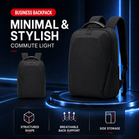 Sac à dos personnalisé pour homme, idéal pour les affaires et les étudiants, grande capacité, compartiment imperméable pour ordinateur portable, pour les voyages, le travail et l'école