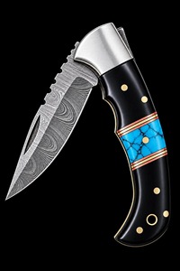 Couteau de chasse de poche artisanal en acier Damas à pointe clip, avec manche, lame droite de 8 pouces, qualité industrielle, vente en gros OEM - Product Image 6