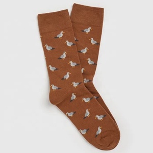 Women Crew <b>Socks</b> <b>Black</b> Turtle Print Cotton Bamboo Fiber Breathable Daily Wear Autumn Season Regular Style Digital Printing - Product Image 4