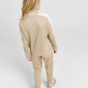 ชุดวอร์มผู้หญิงไซส์ใหญ่พร้อมโลโก้สั่งทำ ผ้าฝ้ายฟลีซ 100% แฟชั่นปี 2026 ชุดออกกำลังกายและเล่นกีฬา ซิปครึ่งตัว ชุดลำลองอุ่นสบาย - Product Image 5