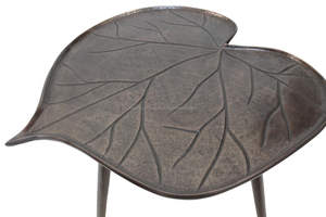 Table d'appoint moderne en aluminium léger, finition polie, durable, pour intérieur/extérieur, décoration, salle à manger, salon, meubles de maison - Product Image 3