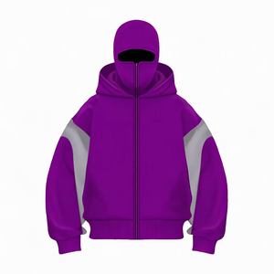 Sweat-shirt pour homme en molleton épais 100 % polyester, coupe oversize à épaules tombantes, personnalisable avec logo, en tissu French Terry - Product Image 3