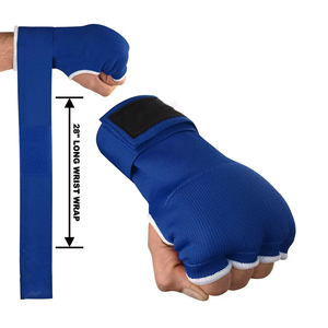 Guantes deportivos de Gel Shock con logotipo personalizado para Muay Thai MMA Kickboxing Training Boxing Hand Wraps Knuckle Protector - Product Image 1