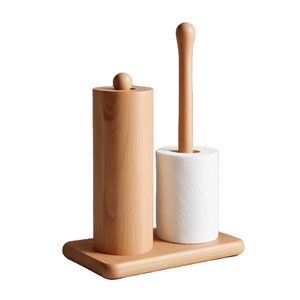 Toallero de madera decorativo más vendido, toallero de madera independiente a bajo precio, cajas de pañuelos, categoría de producto - Product Image 1