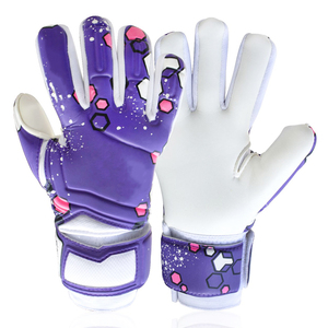 Gants de gardien de but de football d'extérieur personnalisés, en caoutchouc respirant, coupe-vent, antidérapants, résistants à l'usure, gants de football professionnels - Product Image 2