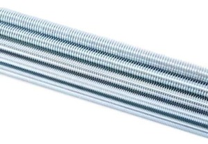 Tige filetée galvanisée GI 16 mm, tige filetée en acier, fixateur industriel, tige filetée métallique pour raccords de tuyauterie, pièce de construction - Product Image 3