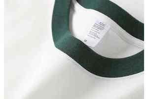 Camiseta 100% Algodón con Logotipo Personalizado Impreso o Bordado, Camiseta para Hombre con Cuello Redondo en Contraste, Hombros Caídos, Camisetas para Hombre - Product Image 4