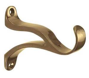 High Quality Brass <b>Curtain</b> <b>Hooks</b> with Decorative Metal Hangers for <b>Curtains</b> Drapes Wall Decor and Interior Design Projects Use - Product Image 6