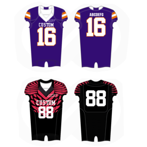 Maillots de football américain personnalisés avec design gratuit, uniformes de football américain sur mesure, vêtements de football américain flexibles pour jeunes - Product Image 2