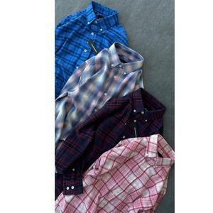 Camisa de Franela de Algodón 100% para Hombre, de Buena Calidad, Manga Larga, Cuello Alto, Diseño con Botones, Tejido de Punto, Cálida, Informal, para Oficina, de BD - Product Image 3